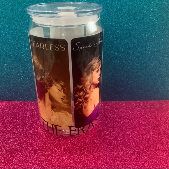 Taylor Swift 16oz Acrylic Sealed Can Cup with Straw - Picture 4 of 12